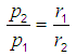 Distance and pressure