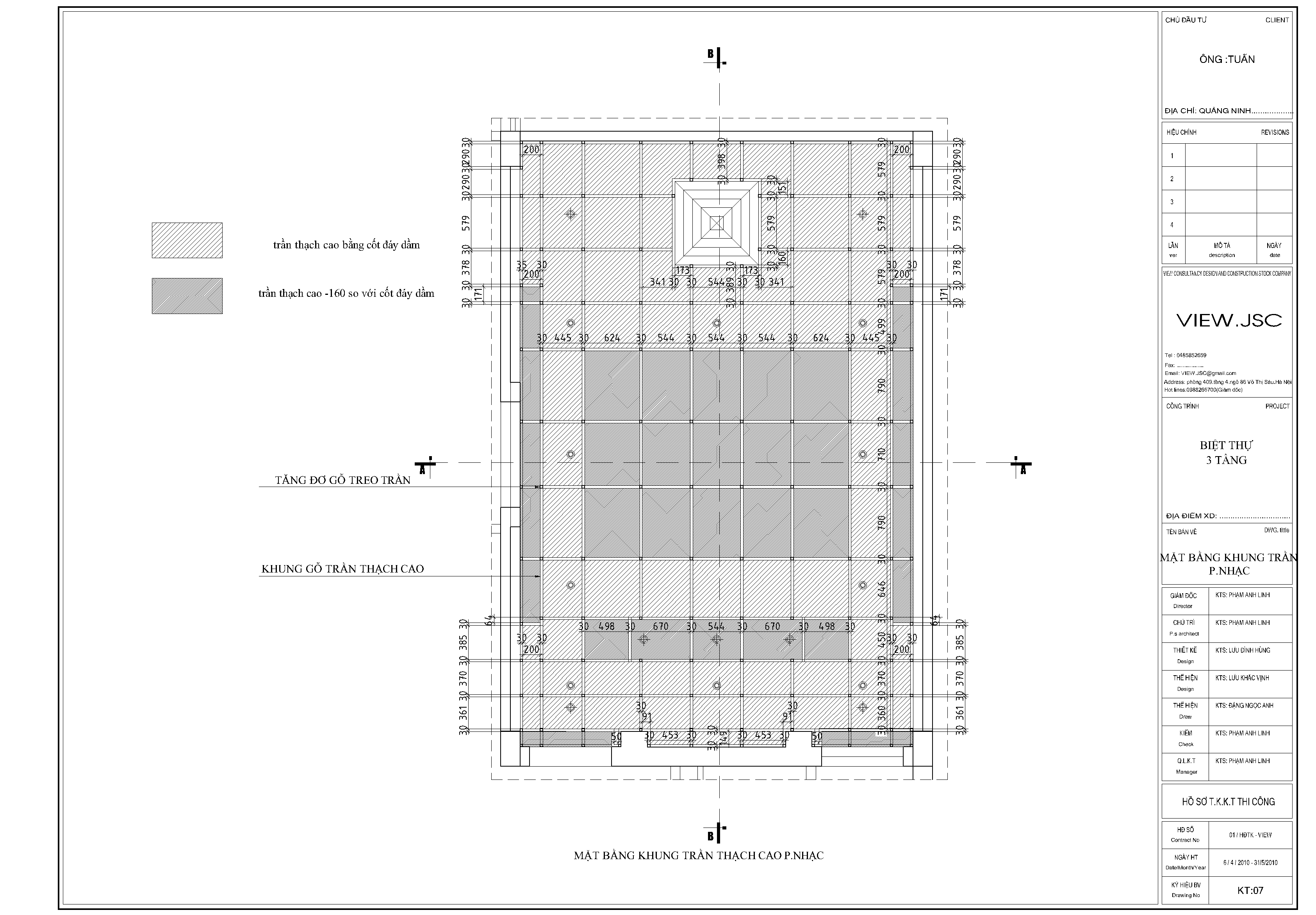 Bản vẽ phòng xem phim