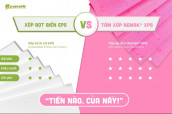 Xốp bọt biển EPS vs. tấm xốp Remak® XPS: Tiền nào, của nấy!