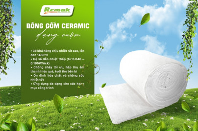 Bông gốm Remak xuất khẩu đi Lào để thi công cách nhiệt nhà máy