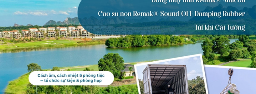 Wyndham Sky Lake Resort & Villas cách âm, cách nhiệt 5 phòng tiệc – tổ chức sự kiện – phòng họp bằng vật liệu Remak