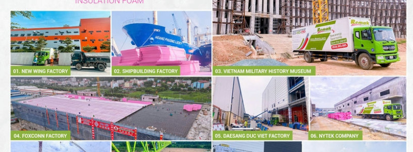 Prominent Projects Using REMAK® XPS Insulation Foam