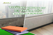 Tường Chung Cư Thấm, Rộp – Xử Lý Nhanh Gọn Với Tấm Tiêu Âm Sonic