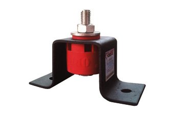 Wall vibration isolator