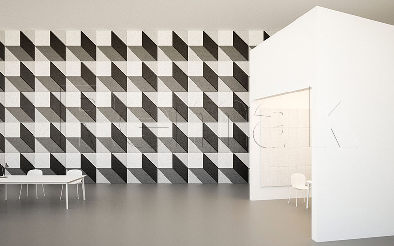 Tấm len gỗ tiêu âm trang trí WoodWool Tiles 0