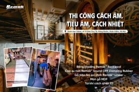 Cách âm – tiêu âm – cách nhiệt Sober lounge bar, Hà Nội