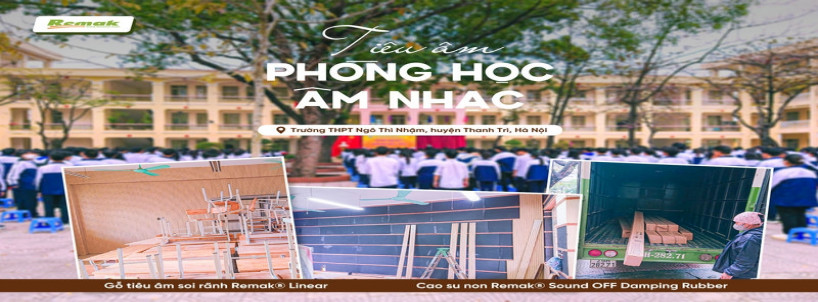 Tiêu âm Phòng học Âm nhạc, trường THPT Ngô Thì Nhậm (huyện Thanh Trì, Hà Nội)