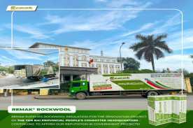 Remak Supplies Rockwool Insulation for the Renovation Project of the Yen Bai Provincial Peoples Committee Headquarters