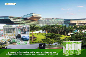 Remak Cung Cấp Bông Khoáng Cách Âm Tiêu Âm Chống Cháy Cho Hệ Vách Marriott Tây Hồ