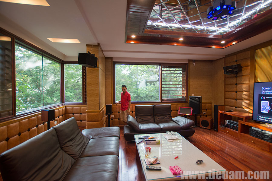Thiết kế và thi công phòng giải trí gia đình - Ảnh 3